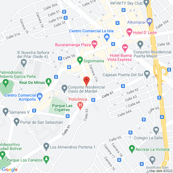 Map of Panadería La Sabrosita