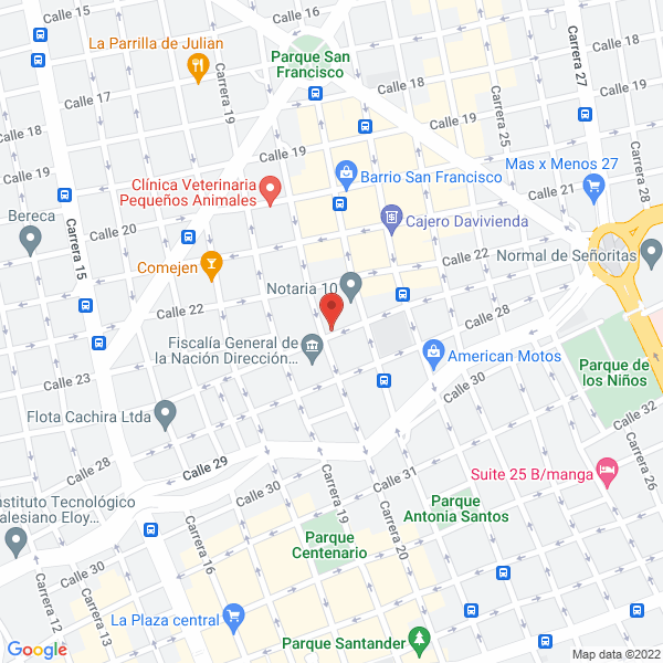 Map of Servicios Met