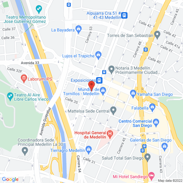 Mapa de Metro Booster