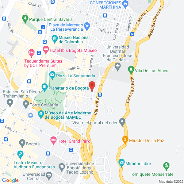 Mapa de Asociación Cultural Letra A Letra