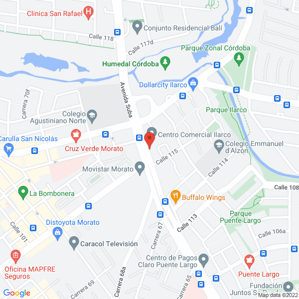 Mapa de Asociación Colombiana De Usuarios Sap