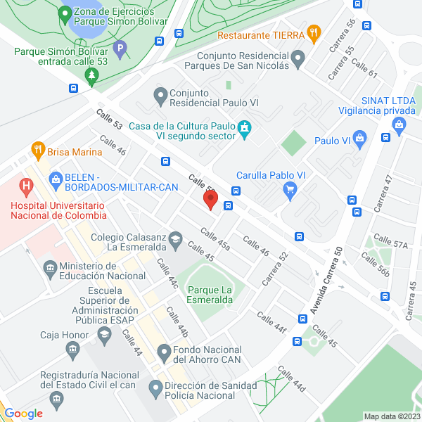 Mapa de Asociación Colombiana De Matemática Educativa