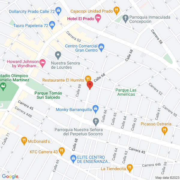 Map of Centro De Estetica, Peluqueria Y Escuela Martha Carbonell Spa
