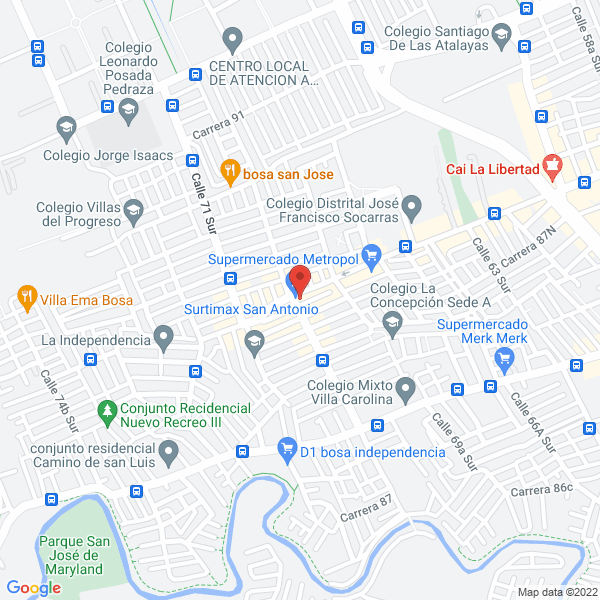 Mapa de Brasas Y Broster El Original