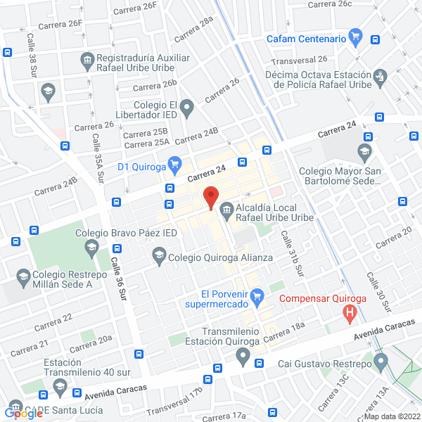 Mapa de Asadero Gremlins Chiken