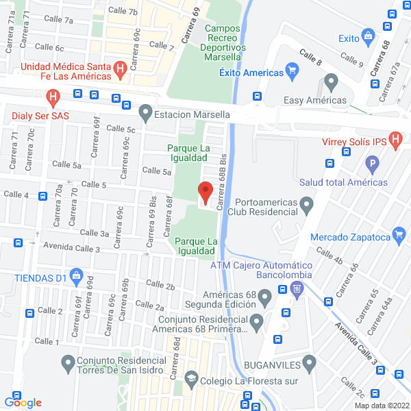 Mapa de American Hoteles S.A.S.