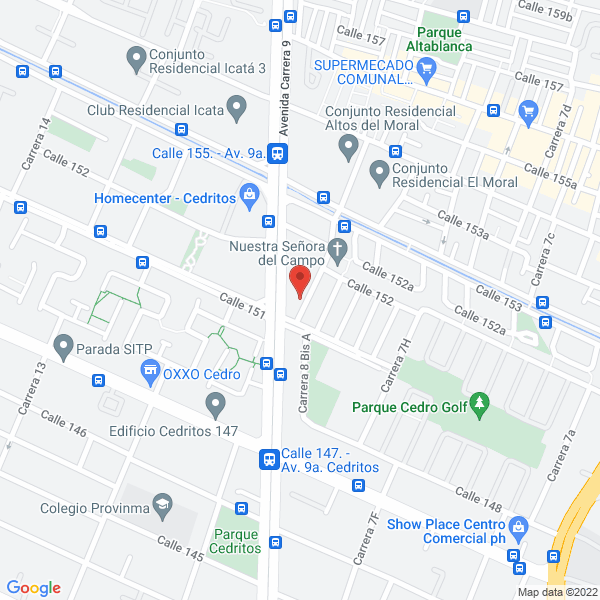 Mapa de Coromándel S.A.S.