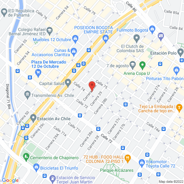 Mapa de Icaro Travel S.A.S.
