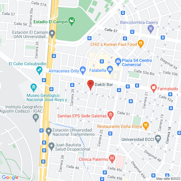 Map of Grupo Tonik S.A.S.