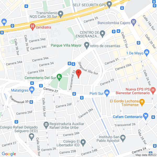Mapa de Freak House S.A.S