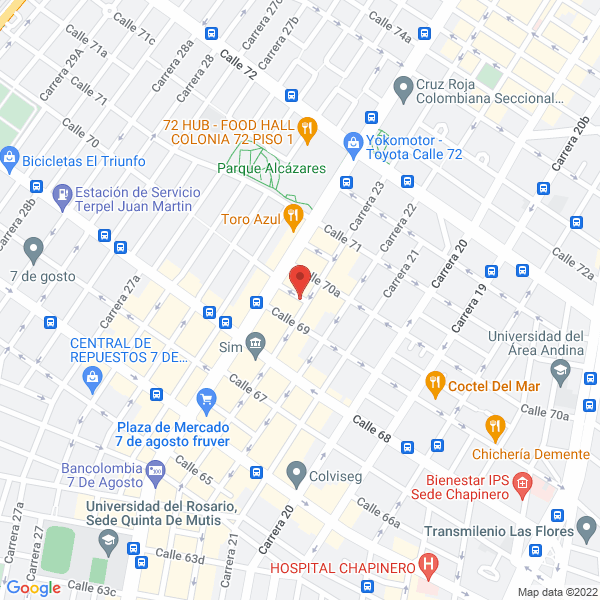 Mapa de Laboratorio De Cocina S.A.S.
