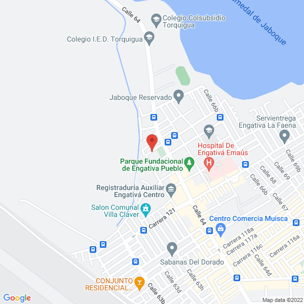 Mapa de Liceo Psicopedagógico Engativá E.U.