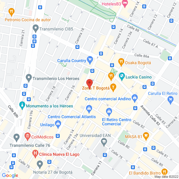 Mapa de A&G Ingeniería Eléctrica S.A.S.