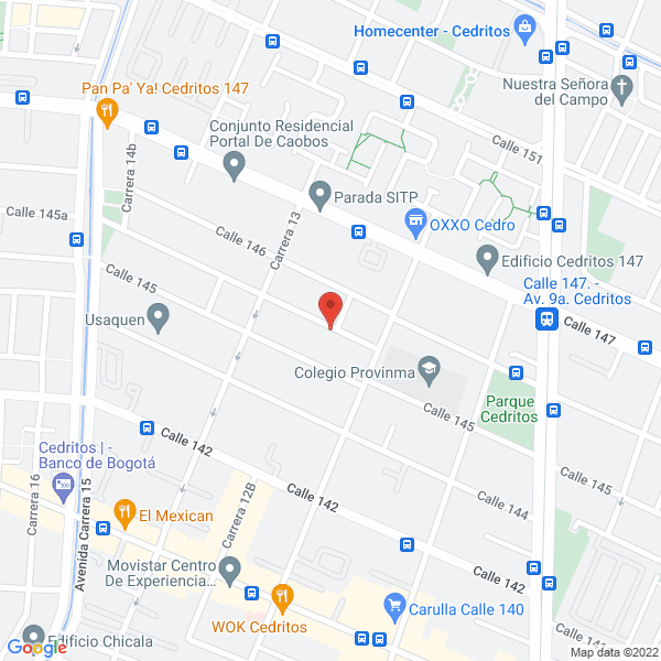 Mapa de Carnes La Posta S.A.S.