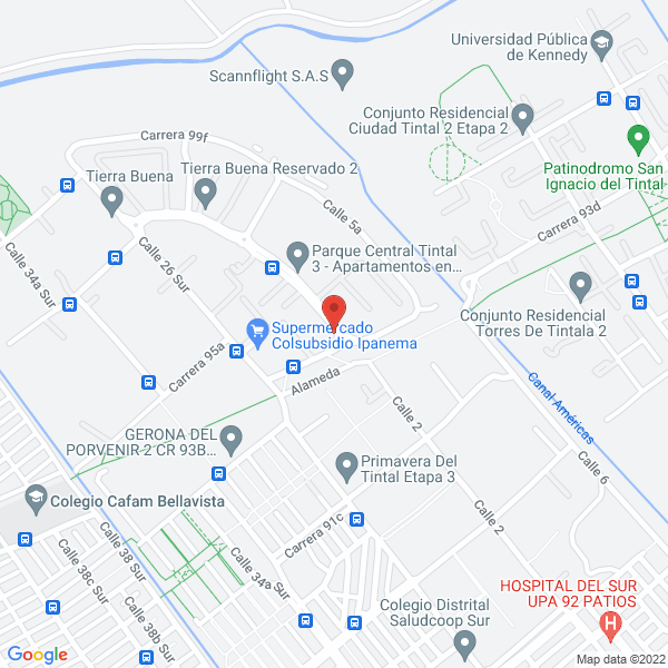 Mapa de Ecoluz R.J S.A.S.