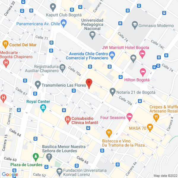 Map of Galeria Cafe Urania