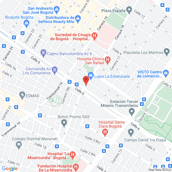 Mapa de La Estanzuela Lujos & Accesorios S.A.S.
