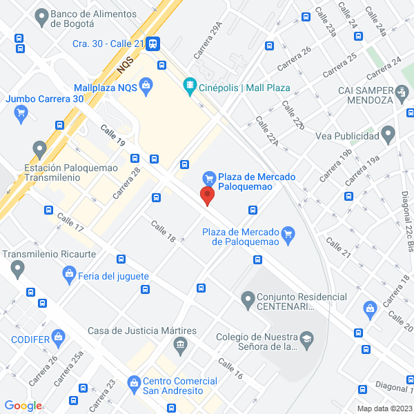 Mapa de Comercializadora De Productos Lacteos La Excelencia E.U.