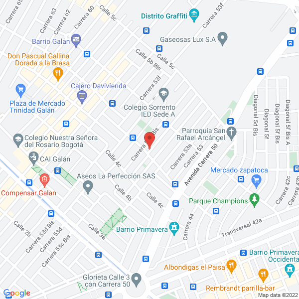 Mapa de Sensoria S.A.S.