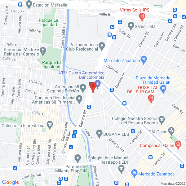 Mapa de Fire Engineering Services S.A.S.