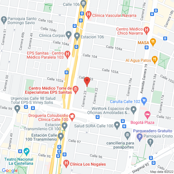 Mapa de All In One Servicios Integrales S.A.S.