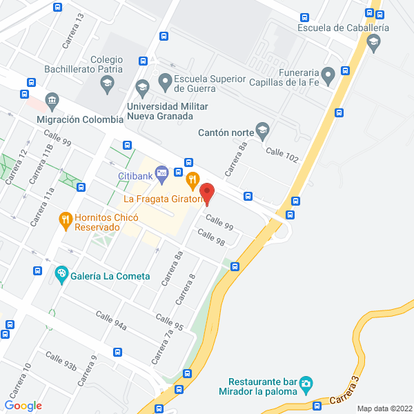 Mapa de Adán Y Eva Shop S.A.S.