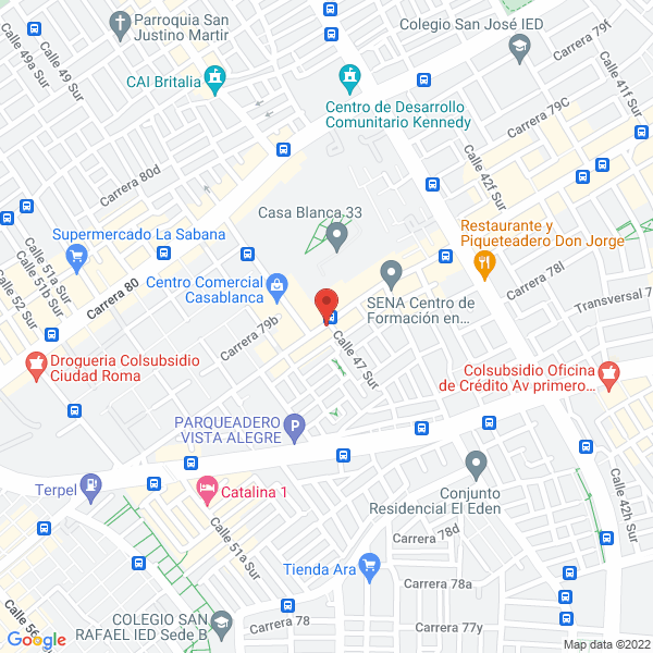 Mapa de Tecnology Solutions S.A.S.