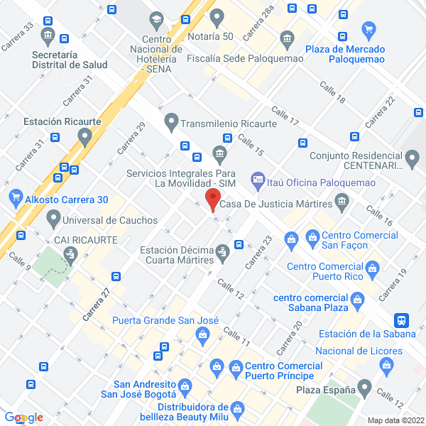 Mapa de Asimfer S.A.S.