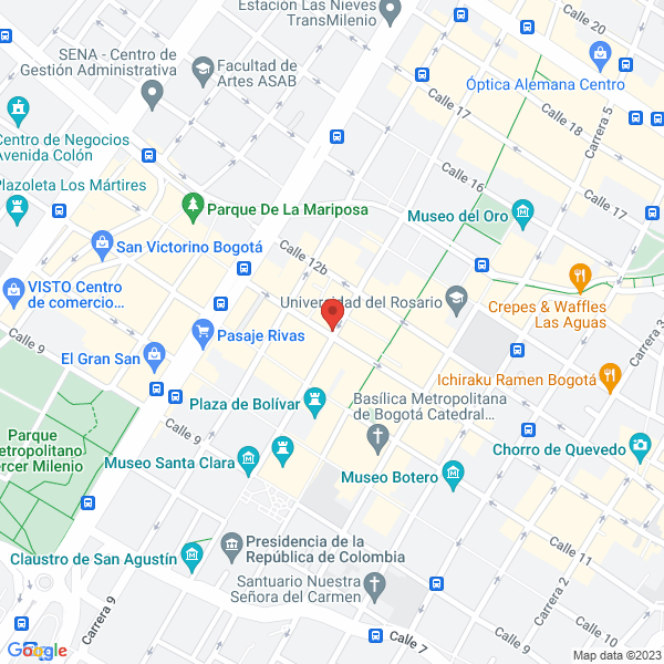 Mapa de Jardín Infantil Geniecitos Felices Y Colegio La Cofradia & Cía. S. En C.