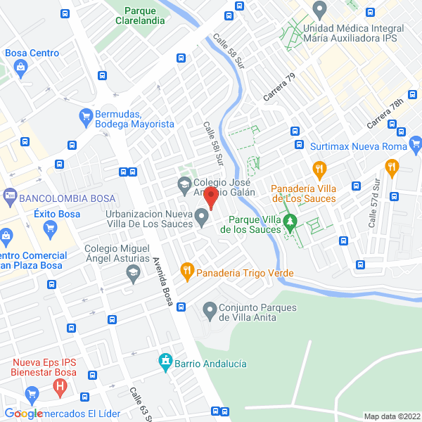 Mapa de Pintupartes Y Avisos El Rey S.A.S.