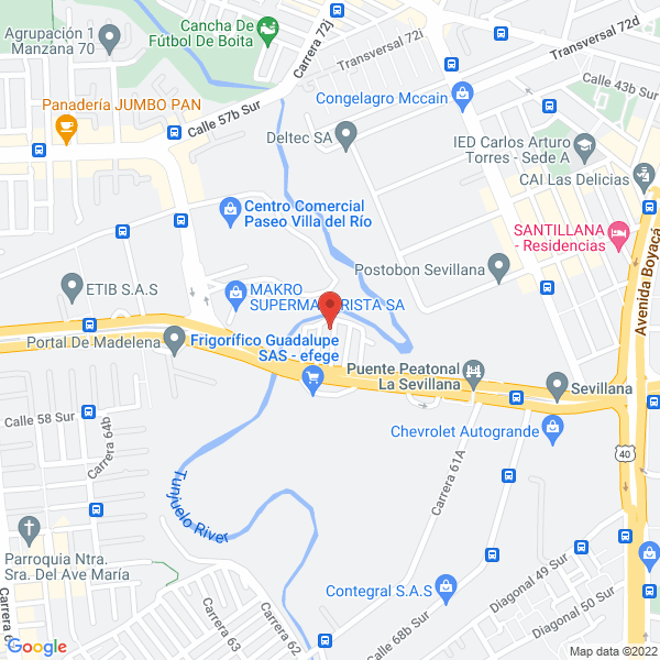 Mapa de Comercializadora Jorge Caballero S.A.S.