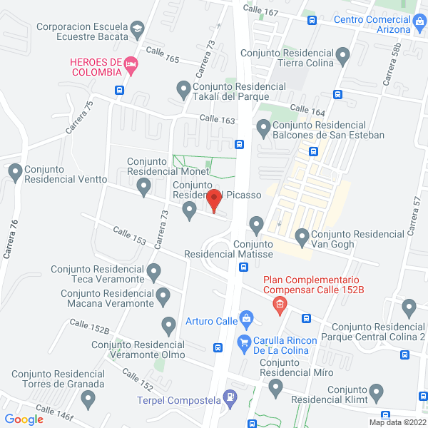Mapa de Aj Suministros E.U.