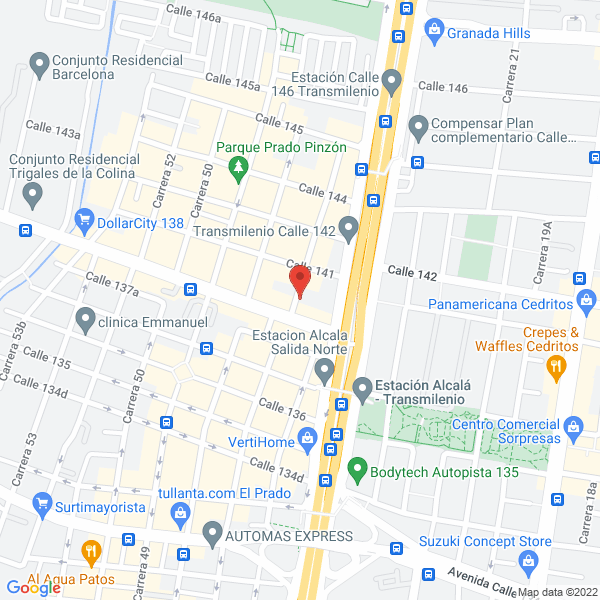 Mapa de Wagen Werks S.A.S.