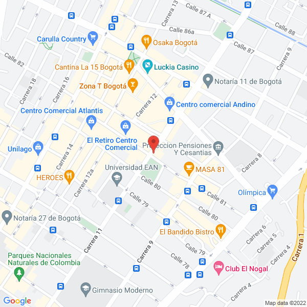 Mapa de Axcellnet S.A.S.