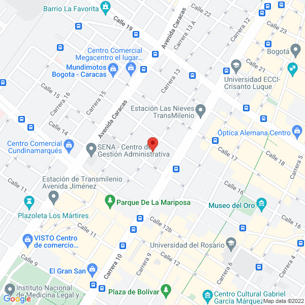 Mapa de Distribuidora Electrimar S.A.S.