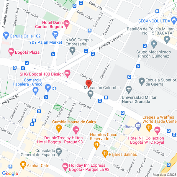 Mapa de Jardín Infantil Personitas De Hoy Y Del Futuro S.A.S.