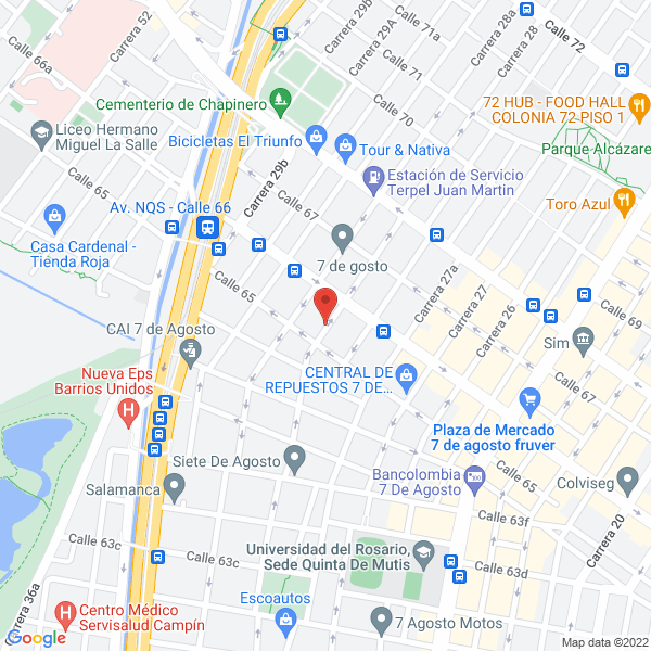 Mapa de Compañia Subacol S.A.S.