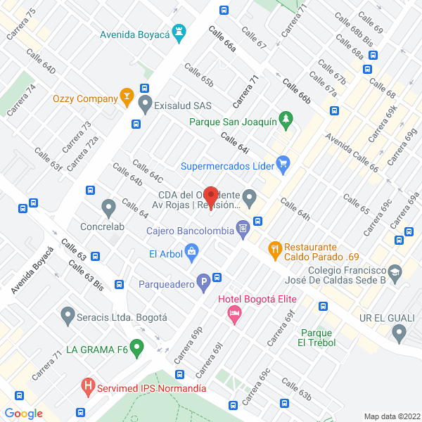 Mapa de Distribuidora Savar Hermanos S.A.S.