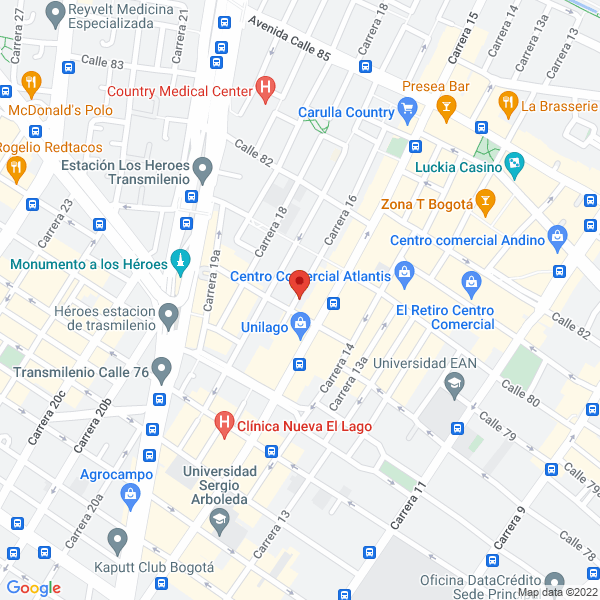 Mapa de Eleven Tecnología Y Servicios S.A.S.