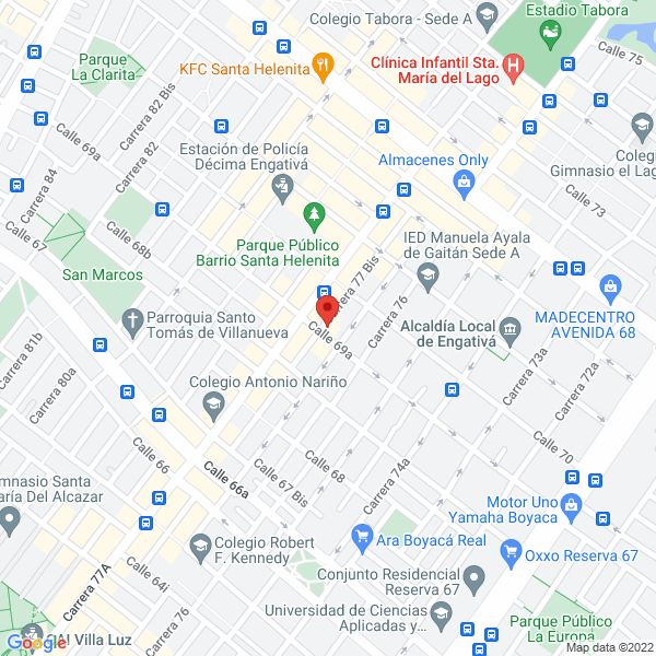 Mapa de Diseños Y Espejos S.A.S.