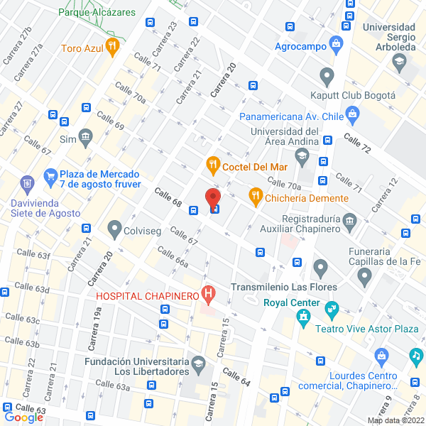 Mapa de Starline S.A.S.