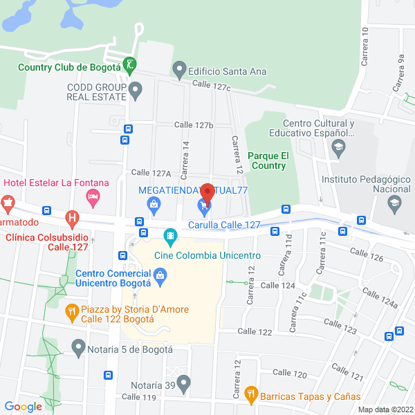 Mapa de B&D Comunicaciones S.A.S