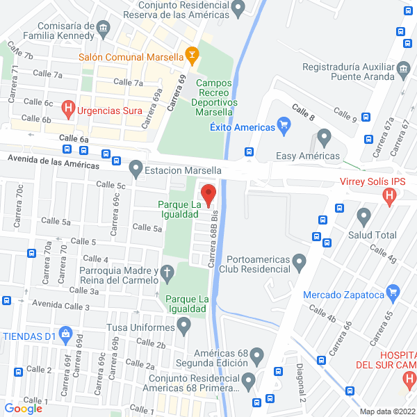 Mapa de Multicars Publicidad S.A.S.