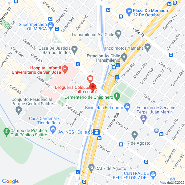 Mapa de Aeroide S.A.S.