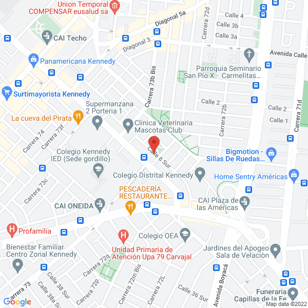 Mapa de Granjas Unidas De Colombia S.A.S.