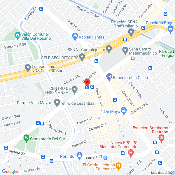 Mapa de Movipartes Ng S.A.S.