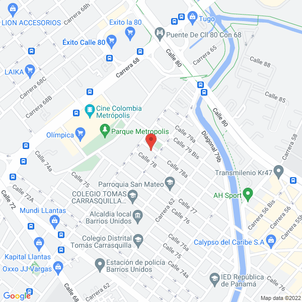 Mapa de Taxis Punto Amarillo S.A.