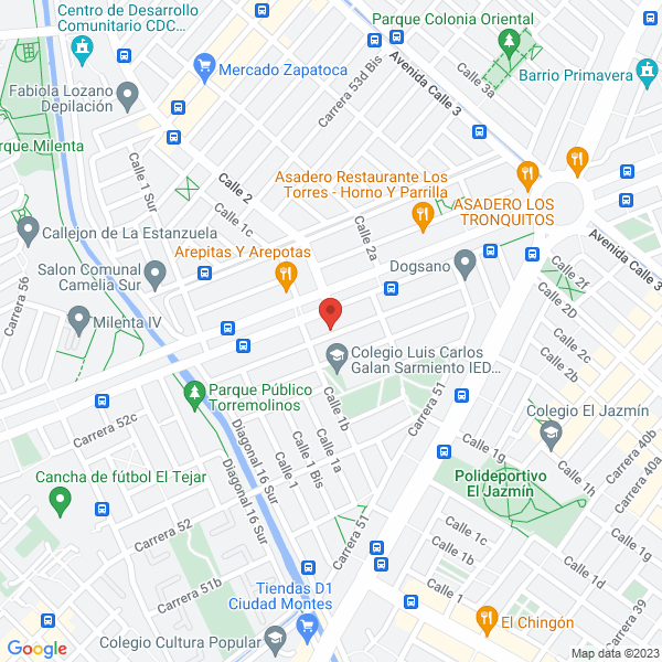 Mapa de Sistemas Inteligentes Conexiones Eléctricas H & V S.A.S.