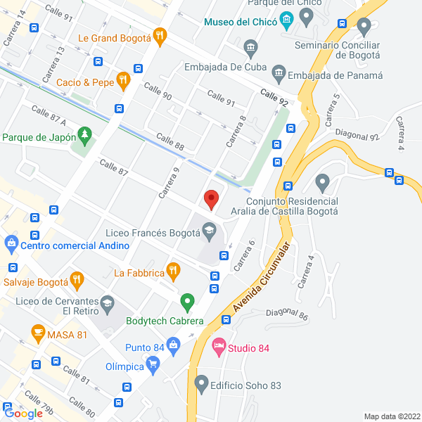 Mapa de Casa Azul Barichara S.A.S.