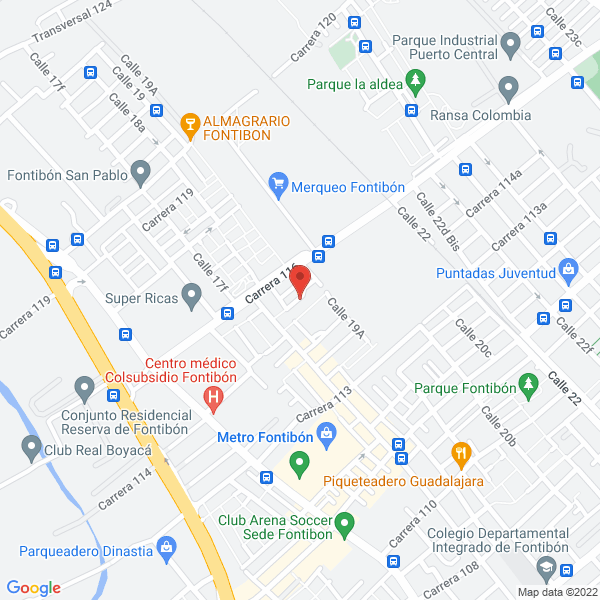 Mapa de Inversiones Electro Jiménez S.A.S.